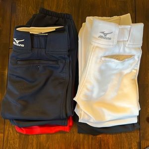 Mizuno girls softball pants bundle